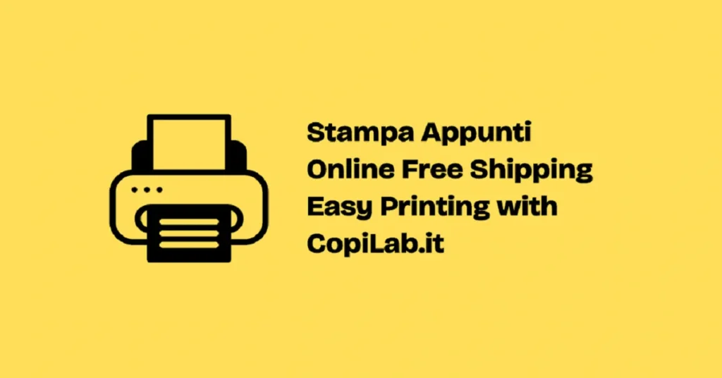 Stampa appunti online Spedizione gratuita