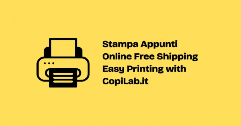 Stampa appunti online Spedizione gratuita