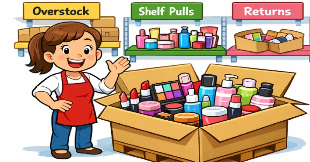 beauty liquidation pallets